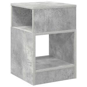 vidaXL Žurnalinis staliukas Betono pilka 30,5 x 30 x 45 cm