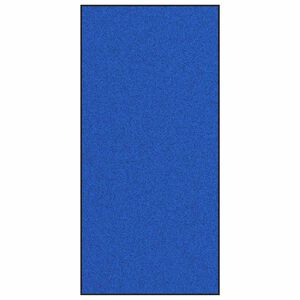 vidaXL Durų kilimėlis Mėlyna ir juoda 120 x 250 cm 100% poliamidas