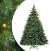 vidaXL Dirbtinė Kalėdų eglutė su 300 LED Žalia 180 cm PE ir PVC