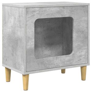 vidaXL Katės namelis Betoninė 51 x 30 x 52 cm Apdirbta mediena