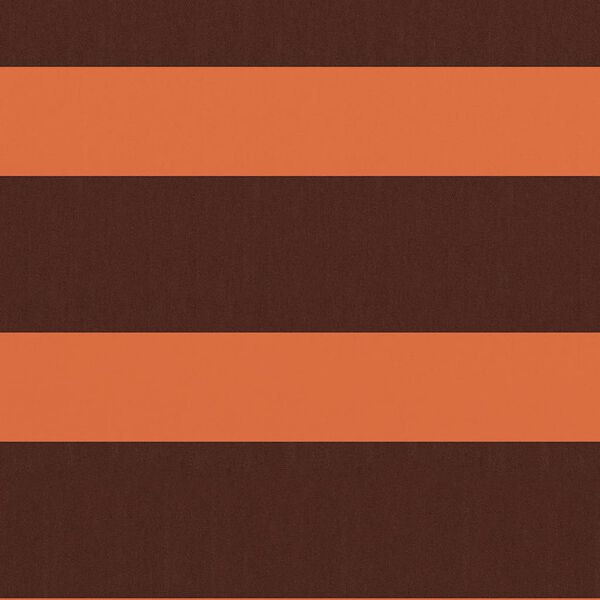 vidaXL Balkono pertvara, oranžinė ir ruda, 90x400cm, oksfordo audinys