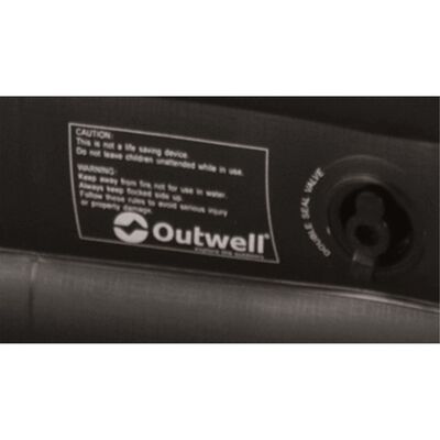 Outwell Pripučiama lova Excellent Single, pilka ir juoda, 200x80x30cm