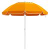 vidaXL Sodo skėtis 240 cm 170T poliesteris Oranžinė