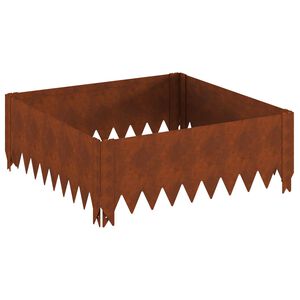 vidaXL Vejo kra&scaron;tas 60 x 60 x 20 cm Plienas Rūdijanti