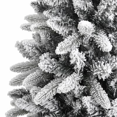 vidaXL Dirbtinė Kalėdų eglutė su sniegu, 120cm, PVC ir PE