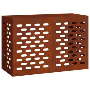 vidaXL Kondicionierių uždangalas Rūdijanti 90 x 40 x 60 cm