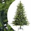 vidaXL Dirbtinė Sulankstoma Kalėdų Eglutė 150 cm 150 LED &Scaron;ilta balta