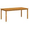 vidaXL Sodo valgomojo stalas, 180x90x75cm, akacijos medienos masyvas