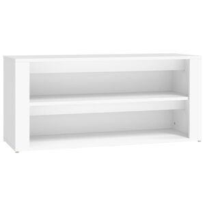vidaXL Lentyna batams, baltos spalvos, 100x35x45cm, apdirbta mediena