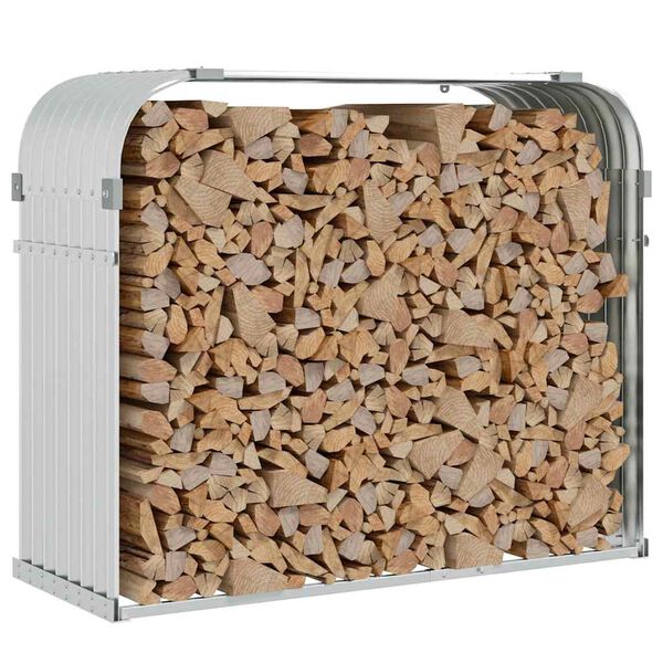 vidaXL Malkų stovas, sidabrinis, 120x45x100cm, galvanizuotas plienas