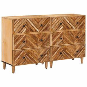 vidaXL Saugojimo spintos 2 pcs Ruda 60 x 33,5 x 75 cm