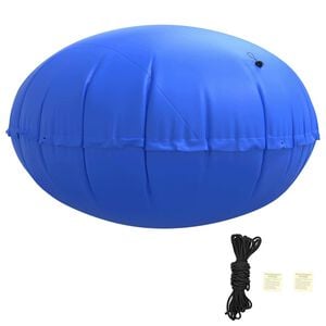 vidaXL Žiemos baseino pagalvė Mėlyna &Oslash; 310 x 180 cm PVC