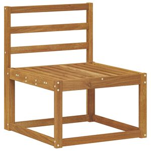 vidaXL Lauko Vidurinis Sofa Kietos akacijos mediena Natūrali