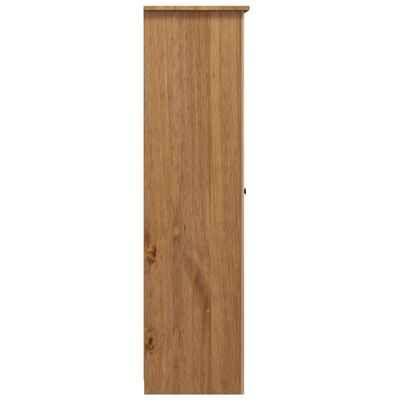 vidaXL Drabužių spinta Panama, 118x50x171,5cm, 3 durų, pušies mediena