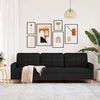 vidaXL Trivietė sofa, rudos spalvos, 210cm, audinys