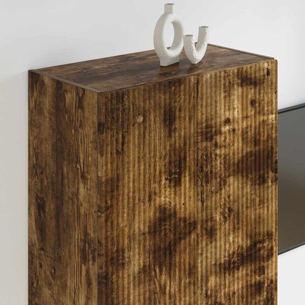 vidaXL TV sieninė spintelė Rūkyta ąžuolas 59,5 x 31 x 100 cm