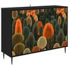 vidaXL Kabalas ZAANDAM Juodojo ąžuolo 102 x 33 x 76 cm