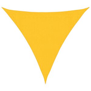 vidaXL Uždanga nuo saulės, geltona, 3,6x3,6x3,6m, HDPE, 160g/m&sup2;