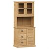 vidaXL Komoda VIGO, 78x40x175cm, pu&scaron;ies medienos masyvas