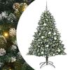 vidaXL Dirbtinė Kalėdų eglutė Žalia 180 cm PVC, plastikas ir plienas