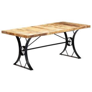 vidaXL Valgomojo stalas, 180x90x76cm, mango medienos masyvas