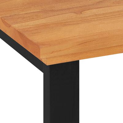 vidaXL Rašomasis stalas, 120x45x75cm, tikmedžio medienos masyvas
