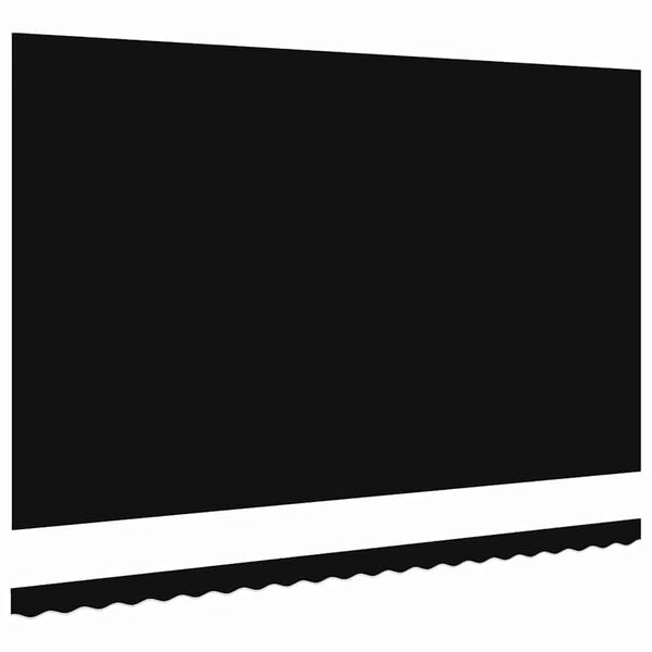 vidaXL Markizės pakaitinis audinys Juoda 480 x 295 cm Poliesteris