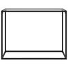 vidaXL Konsolinis staliukas, skaidrus, 100x35x75cm, grūdintas stiklas