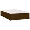 vidaXL Keičiamas saulės gultas su čiužinuku, rudas, poliratanas