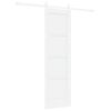 vidaXL Slankios durys ORKDAL 61 x 198,5 cm Apdirbta mediena Balta