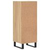 vidaXL Šoninė spintelė, ąžuolo spalvos, 34,5x34x90cm, apdirbta mediena
