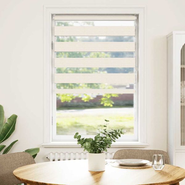 vidaXL zebrinės žaliuzės 90x150 cm audinio plotis 85,9 cm poliesteris