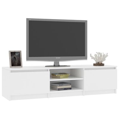 vidaXL Televizoriaus spintelė, baltos spalvos, 140x40x35,5cm, MDP