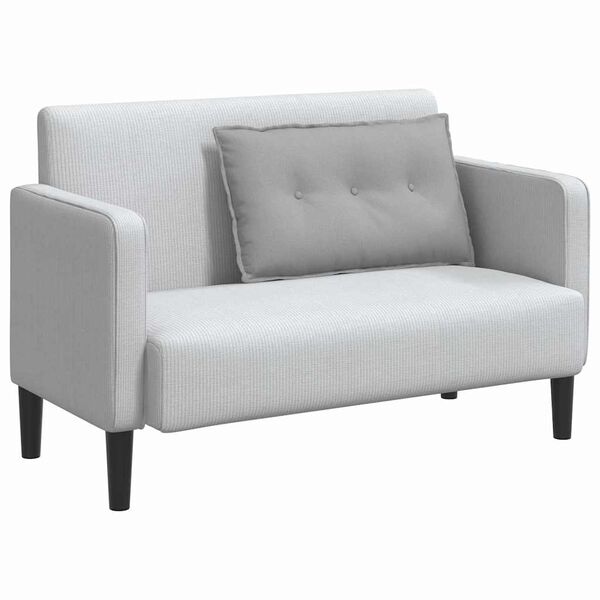 vidaXL Apsaugos Pagalvė Debesų pilka 80 x 19 x 50 cm audinys