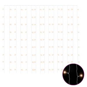 vidaXL LED lempučių užuolaida, 3x3m, 300 &scaron;iltų baltų LED lempučių