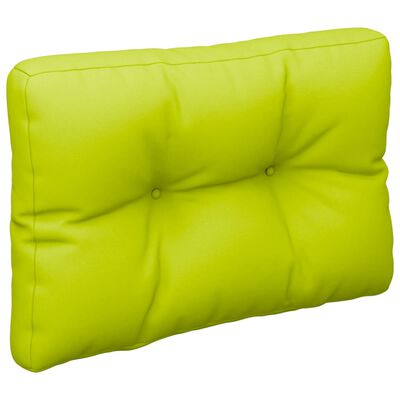 vidaXL Paletės pagalvėlė, ryškiai žalios spalvos, 50x40x12cm, audinys
