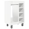 vidaXL Golfo spinta su ratu Paprastas Balta 65 x 45 x 98 cm