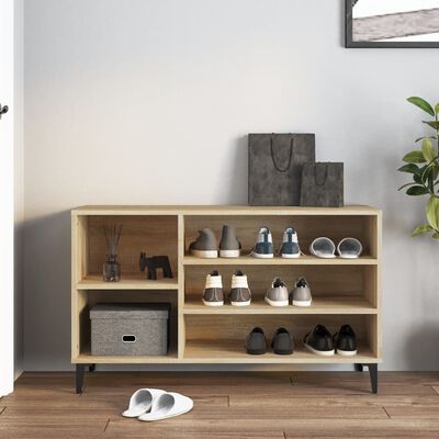 vidaXL Spintelė batams, ąžuolo spalvos, 102x36x60cm, apdirbta mediena