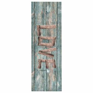 vidaXL Virtuvės kilimėlis, 45x150cm, plaunamas, su užra&scaron;u Love
