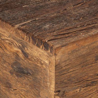 vidaXL Suoliukas, 110cm, perdirbtos medienos masyvas