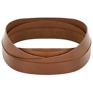 vidaXL Odinis diržas 1 Ruda 200 x 3,5 cm Oda