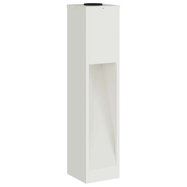 vidaXL Saulės LED takų &scaron;viestuvas 2 pcs Balta &Scaron;altai valcuotas plienas