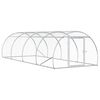 vidaXL Vi&scaron;tų būdas Sidabrinė 400 x 150 x 100 cm Galvanizuotas plienas