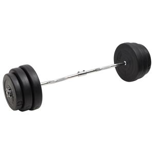 vidaXL Lenkta &scaron;tanga su svoriais, 90kg