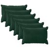 vidaXL Pagalvėlės užvalkalas 6 pcs HOUTEN Tamsiai žalia 50 x 70 cm