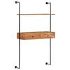 vidaXL Sieninis stalas, 90x40x170 cm, akacijos medienos masyvas