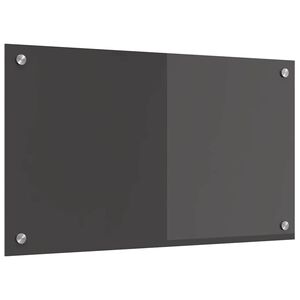 vidaXL Virtuvės užpakalinė plokštė Tamsiai pilka 70 x 40 x 0,6 cm