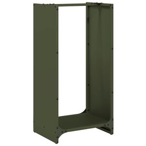 vidaXL Stovas malkoms, 40x30x80 cm, &scaron;altai valcuotas plienas
