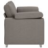vidaXL Sofa 120cm Taupe audinys