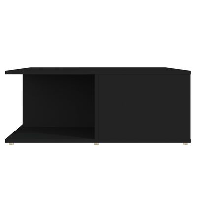 vidaXL Kavos staliukas, juodos spalvos, 80x80x31cm, MDP